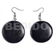 Dangling Round 32mm Nat. Wood