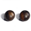 25mm Camagong Tiger Button Earrings