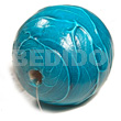 Round 25mm Nat. Wood Beads