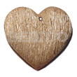 50mm Textured Metallic Gold Heart