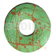 Textured Marbled Light Green Round