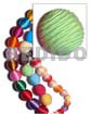 20mm Natural White Round Wood