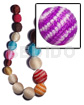 10mm Natural White Round Wood