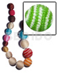 10mm Natural White Round Wood